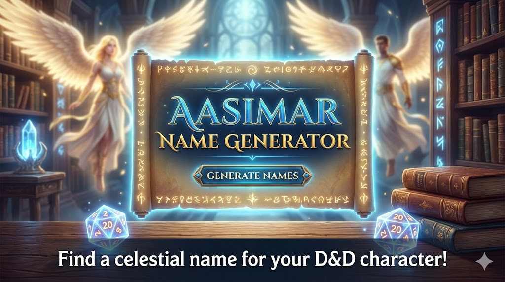 Aasimar Name Generator