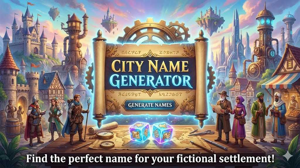 Create Fantasy City Names