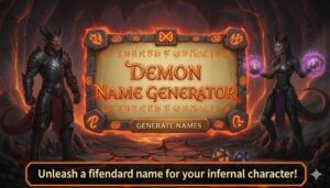 Names for Demons Dark Fantasy