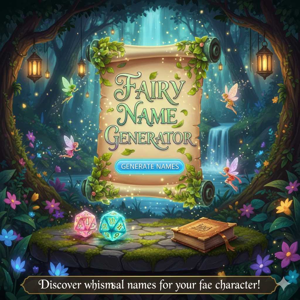 Fairy Names for Fantasy Worlds