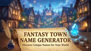 Fantasy Town Name Generator