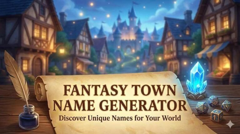Unique & Immersive Town Names Generator for Fantasy Worlds | DND Name ...