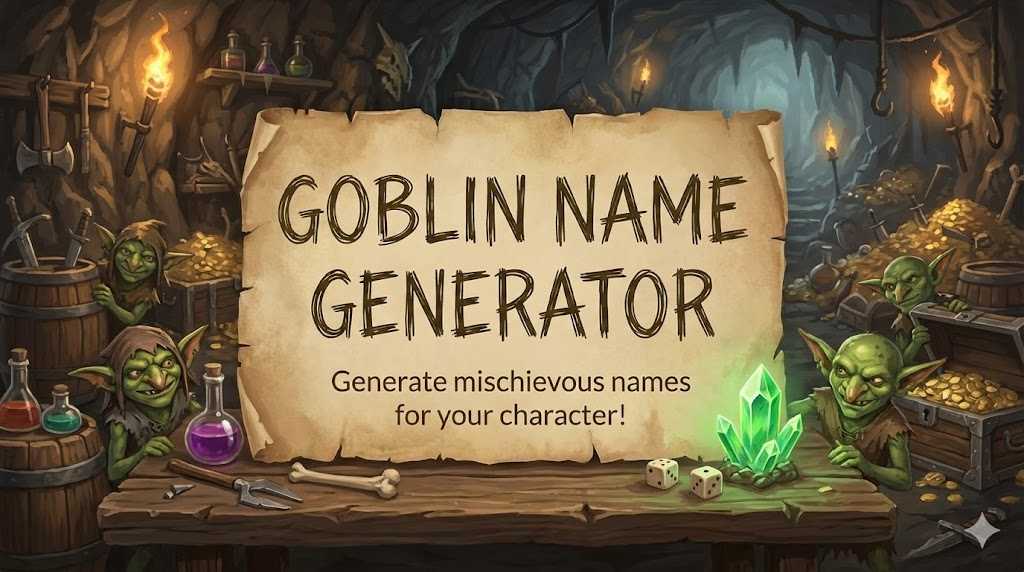 Names For Fantasy Goblins