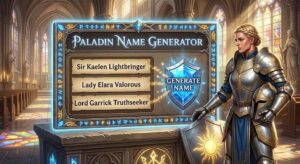 Legendary Paladin Names