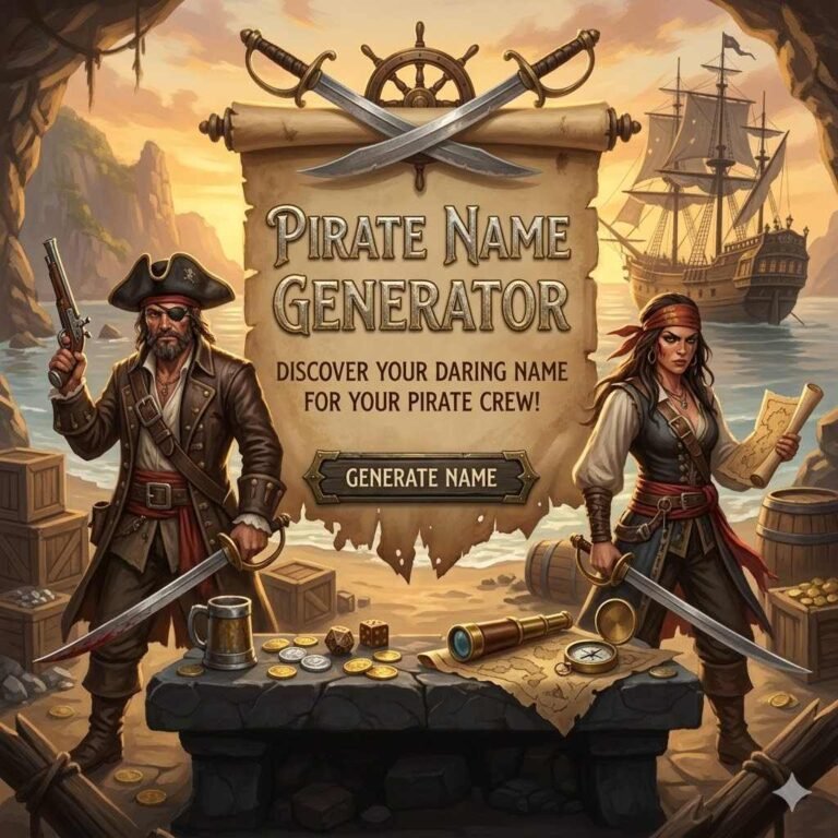 Crafting Fearless, Legendary & Seafaring Pirate Names | DND Name Generator